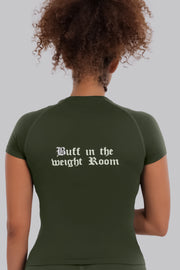 Blanca Soft Buff T-Shirt Green